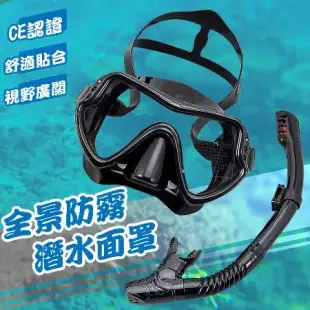 DE生活 潛水蛙鏡附呼吸管 潛水泳鏡 浮潛面罩 潛水面罩 浮潛裝備