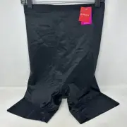Spanx Thinstincts 2.0 High-Waisted Mid-Thigh Short Sz XL Black NWT 10233R