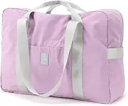 Foldable Travel Duffel Bag, Sports Duffels Gym Bag, Rainproof Nylon Totes, Lightweight Duffle Bags for Women & Men, Outdoor Vacation Weekend Bag by VanFn P.Travel Series (Matte Purple)