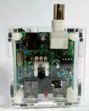 Assembled S-PIXIE CW QRP Ham Amateur Shortwave Radio Transceiver 7.023Mhz + Case