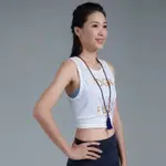 YOGA FLOW FLOW VEST - 燙金長板寬肩罩衫 - 爵士白 WHITE