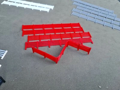 OO Guage 1:76 Scale Fence track or field + Gate, multi colour choices Colors