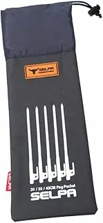 Outdoor Camping Tent Pegs Nails Storage Bag Hammer Pouch