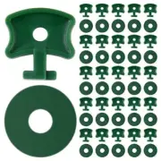 50 Sets Clips Washer Set for Aluminium Greenhouse Insulation Netting7174