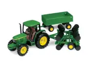 John Deere 1/32 Tractor Barge Wagon wDisk #TBE15489