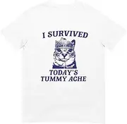 [Generic] I Survived Today's Tummy ache Shirt ds032 T-Shirt
