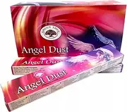 Green Tree Angel Dust Incense Sticks Hand Rolled Masala Box of 12 Packets