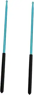 HYTROVE 1Pair Alloy Drum Sticks Durable Performance Drumsticks for Various Drum Styles for Beginners and Professionals Comfortable Grip for Weight Training