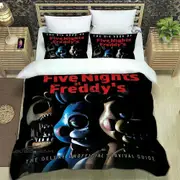 v1503 Bed Sheets F-Five N-Nights at F-Freddy's Bedding Sets exquisite bed supplies set duvet cover comforter set bedding set luxury birthday gift 3-Pi