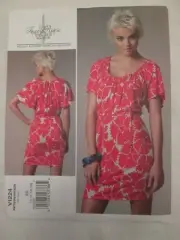 Vogue 1224 Tracy Reese New York American Designer Dress Pattern 8-14 Very Easy