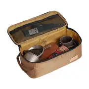 Waterproof Camping Utensil Storage Bag Kitchen Tableware Storage Pouch Container