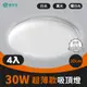 【青禾坊】歐奇 30W LED 超薄款吸頂燈(TK-DE004W)-4入