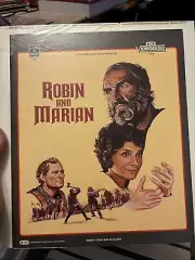 Robin And Marian CED NEW RCA Videodisc 1976 Sean Connery Audrey Hepburn Hood