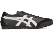 Asics Onitsuka Tiger Women MEXICO 66 DELUXE 1182A465 BLACK/WHITE With Shoe Bag