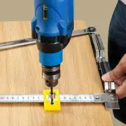 2 In 1 Connector Positioning Ruler Telescopic Folding Scribing Ruler