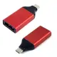 LONTION 4K視訊轉接頭!! TYPE C TO DisplayPort 視訊轉換器 即插即用 適用手機 筆電 Switch 高清轉接頭紅色