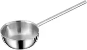 DimyFew Oil Pot with Long Handle Small Oil Cooker Mini Saucepan Oil Pouring Spoon for Making Sauces, 400ml