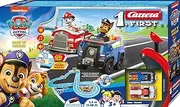 [Carrera] First Paw Patrol, Race 'N' Rescue - 3.5 metre Long Track with Light, Sound & Music Effects, Interactive Functions - for exciting Rescue Missions and Adventures in The Children's Room