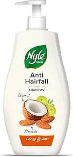 Nyle Naturals Strong & Healthy Anti Hairfall 2 In1 Shampoo With Active Conditioner, With Almonds And Green Gram Sprouts, 400ml