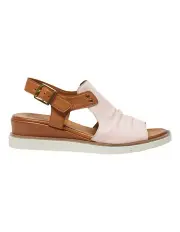 [Easy Steps] Dusk Sandals in Blush/Tan Glove