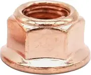 12x M8 Copper Flanged Lock Nuts for BMW 3 Series E30 Exhaust System 11621711954