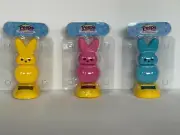 Solar Powered Dancing Bobble Head Toy New - LARGE PEEPS Easter Bunny - Pink