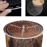 Woodturning Round Woodworking Compass Circles Drawing Tool Scale Centering Ruler for Woodturners Work 200MM