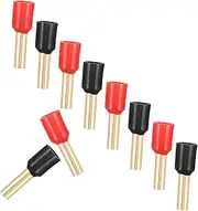 ABOOFAN 10pcs Audio Plug Adapters Speaker Plug Terminal Connectors Speaker Connector Copper Wire Terminals Copper