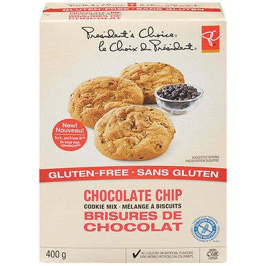 Presidents Choice Gluten-Free Chocolate Chip Cookie Mix 400g/14.1 oz