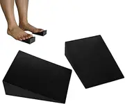 Foam Squat Wedge Block Yoga Wedge Blocks Heel Elevated Squat Wedge Foam Slant Board Calf Stretching Knee Pad Lightweight Training Equipment Calf Raises