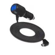 Black USB Dash Cam Car Charger Cable Power Cord Supply for DVR Camera GPS