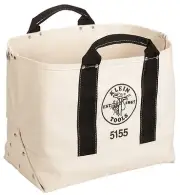 Klein Tools 5155 Canvas Tool Bag, 17-Inch