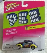 Johnny Lightning 2004 PEZ 1966 VW Beetle Psychedelic Pez NISP EXC