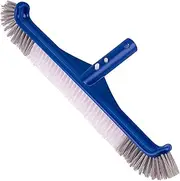 POOLAZA Pool Brush, Reinforced Pool Brush Head for Inground Pools & above-Ground Pools, Durable Pool Scrub Brush Fit Standard Pool Pole, Enhanced Pool Brushes for Cleaning Pool Walls with Curved Ends