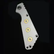TC4 Blade Handle Scale for STRIDER SNG Flat Stone Washing with Brass Primer