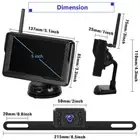 5'' Monitor Digital Wireless Reversing Camera Kit For Truck Caravan Car 12V-36V