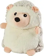 Warmies Plush Beige Hedgehog Microwavable Wheat Bag Scented with French Lavender, Weighted Teddy Suitable for All Ages, Hot or Cold Wheat Heat Pad