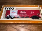 Tyco HO Scale REVERE BRASS COPPER ALUM. SCL 563115 RED 4-BAY HOPPER NOS