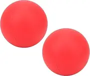 Alvinlite Muscle Relaxation Ball, Silicone Massage Ball Coordination Reflex Agility Training Ball, Yoga Fitness Ball, Portable Massage Therapy Grip Ball for Trigger Point Therapy (Red)