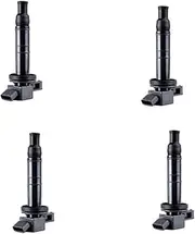 Ignition Coil Pack 4PCS Ignition Coil 90919-02244 673-1307 9091902244 2010-2012 For Scion For TC XB 2.4L L4 19205387 UF333 Car Engine Ignition Coil Ignition Coils Pack