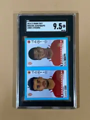 2016-17 Kylian Mbappe' Rookie Sticker Foot France SGC 9.5 no PSA BGS