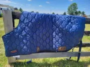 Pard’s Horse Blanket Navy Blue Winter Heavy Insulated Lined New