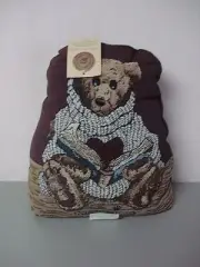 USA Made Manual Woodworkers Boyds Bears Wilson 14" x 16" Tapestry Door Stop #97