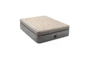 Intex Queen Comfort Elevated Inflatable Airbed w Fiber-Tech Bip 203x152x51cm