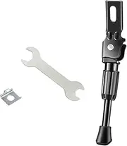 Oshhni Bicycle Kick Stand Kids Bike Kickstand Bike Holder Replacement Nonslip,Rear Mount,Outdoor Iron Sturdy Resting Side Kickstand