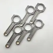 6 pieces QX-beam forged Connecting Rods conrods For BMW N54 N54B30 145mm one set (Without bolts)