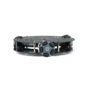 58MM Plastic Omni Wheel Robot Chassis Smart Car Chassis Unassembled With Motor