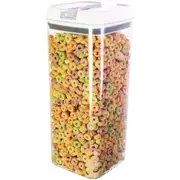 Avanti 3.1L Flip Top Plastic Storage Container w/ Lid Pasta Pantry Stackable WHT