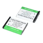 2X Li-on Battery For Olympus Li-40B Li-42B / Nikon EN-EL10 /Fuji NP-45