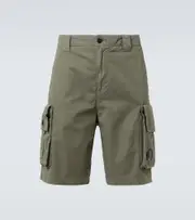 [C.P. Company] C.P. Company Cotton gabardine cargo shorts UK 36 green